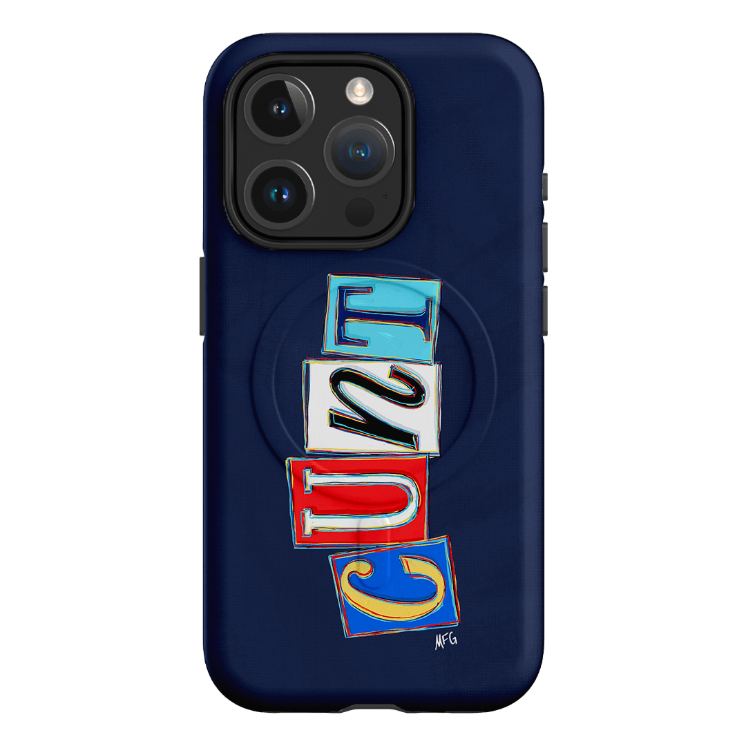 Lil Cnts Blue Printed Phone Cases iPhone 15 Pro / Armoured MagSafe by Margarbs Art - The Dairy
