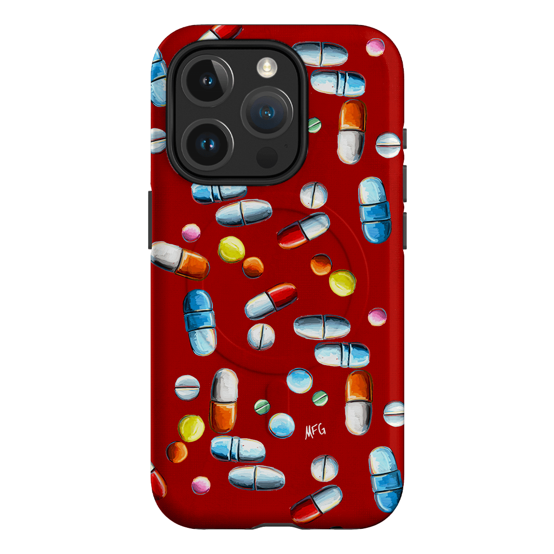 Lil Pills Printed Phone Cases iPhone 15 Pro / Armoured MagSafe by Margarbs Art - The Dairy