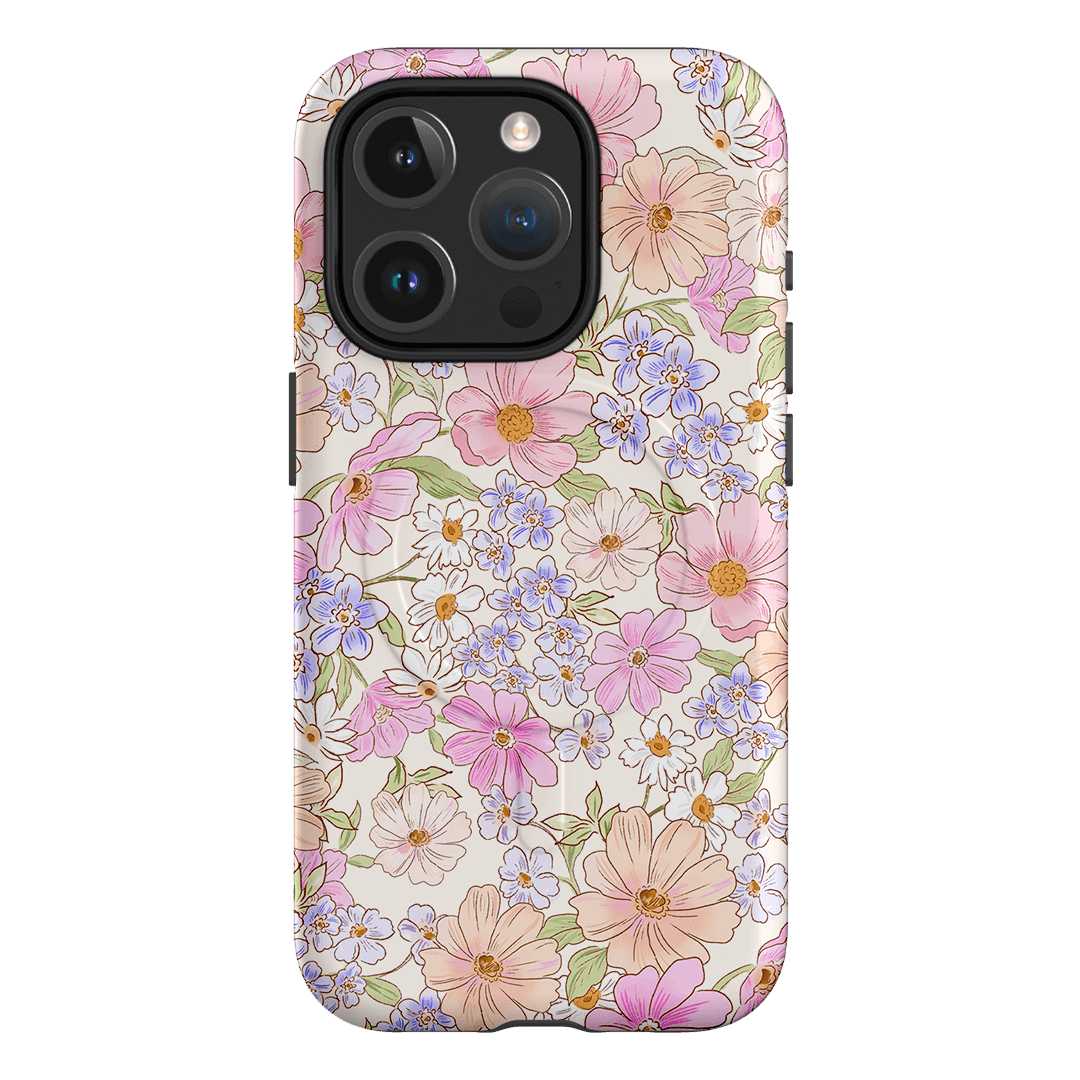 Lillia Flower Printed Phone Cases iPhone 15 Pro / Armoured MagSafe by Oak Meadow - The Dairy