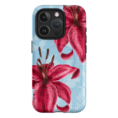 Lillies Printed Phone Cases iPhone 15 Pro / Armoured MagSafe by Sally Hungerford - The Dairy