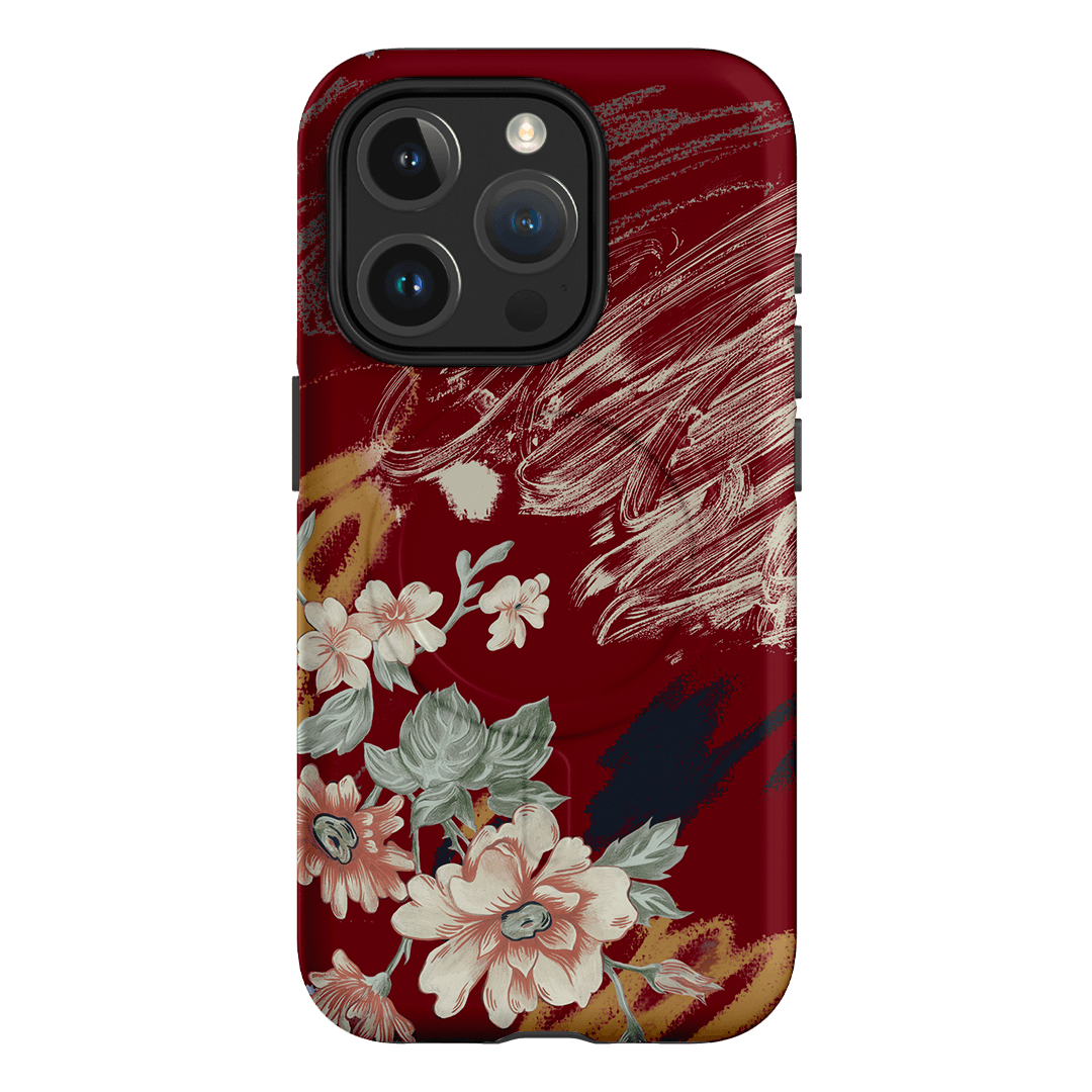 Love Floral Printed Phone Cases iPhone 15 Pro / Armoured MagSafe by Desmond & Dempsey - The Dairy