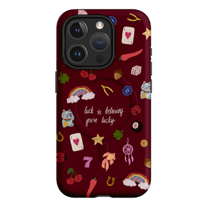 Lucky Printed Phone Cases iPhone 15 Pro / Armoured MagSafe by Amy Gibbs - The Dairy