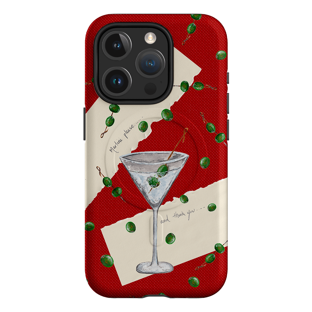 Martini Please Printed Phone Cases iPhone 15 Pro / Armoured MagSafe by BG. Studio - The Dairy