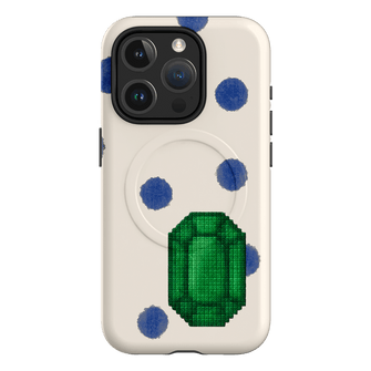 May Emerald Printed Phone Cases iPhone 15 Pro / Armoured MagSafe by Joiana - The Dairy