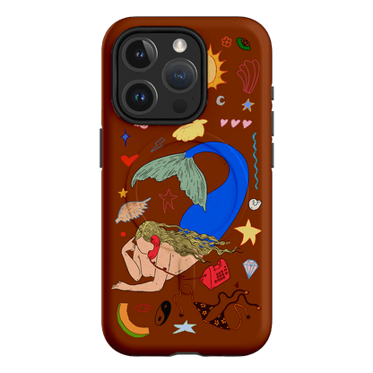 Mermaid Salad Chocolate Printed Phone Cases iPhone 15 Pro / Armoured MagSafe by Easty Beasty - The Dairy