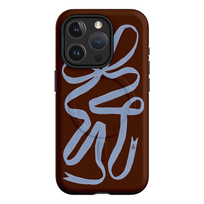 Mocha Ribbon Printed Phone Cases by Jasmine Dowling - The Dairy