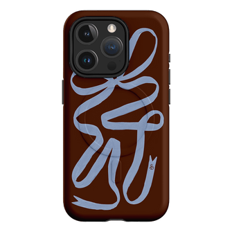 Mocha Ribbon Printed Phone Cases by Jasmine Dowling - The Dairy