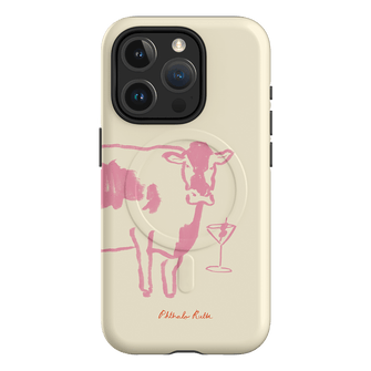 Mootini Pink Printed Phone Cases iPhone 15 Pro / Armoured MagSafe by Phthalo Ruth - The Dairy