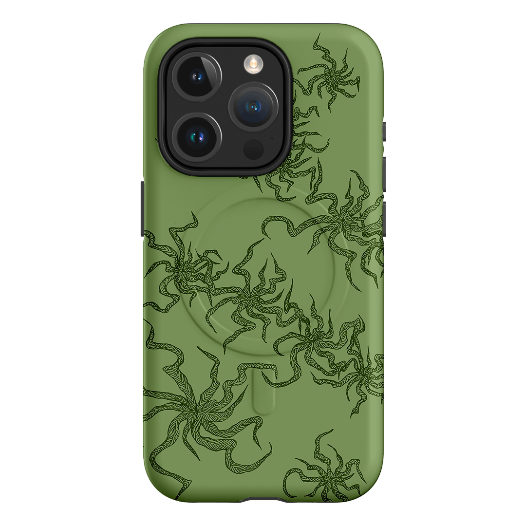 Night Moss Printed Phone Cases iPhone 15 Pro / Armoured MagSafe by Stormi Bree - The Dairy