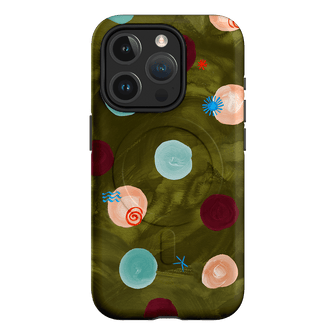 Olive Spot Printed Phone Cases iPhone 15 Pro / Armoured MagSafe by Charlie Taylor - The Dairy