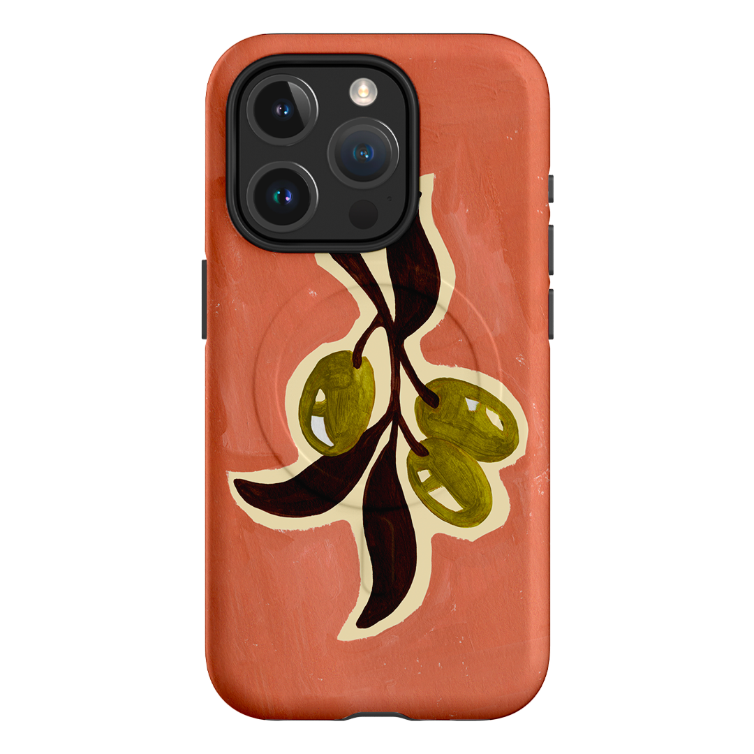 Olives Printed Phone Cases iPhone 15 Pro / Armoured MagSafe by Studio Bon - The Dairy