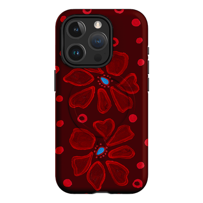Painted Petal Rouge Printed Phone Cases iPhone 15 Pro / Armoured MagSafe by BG. Studio - The Dairy