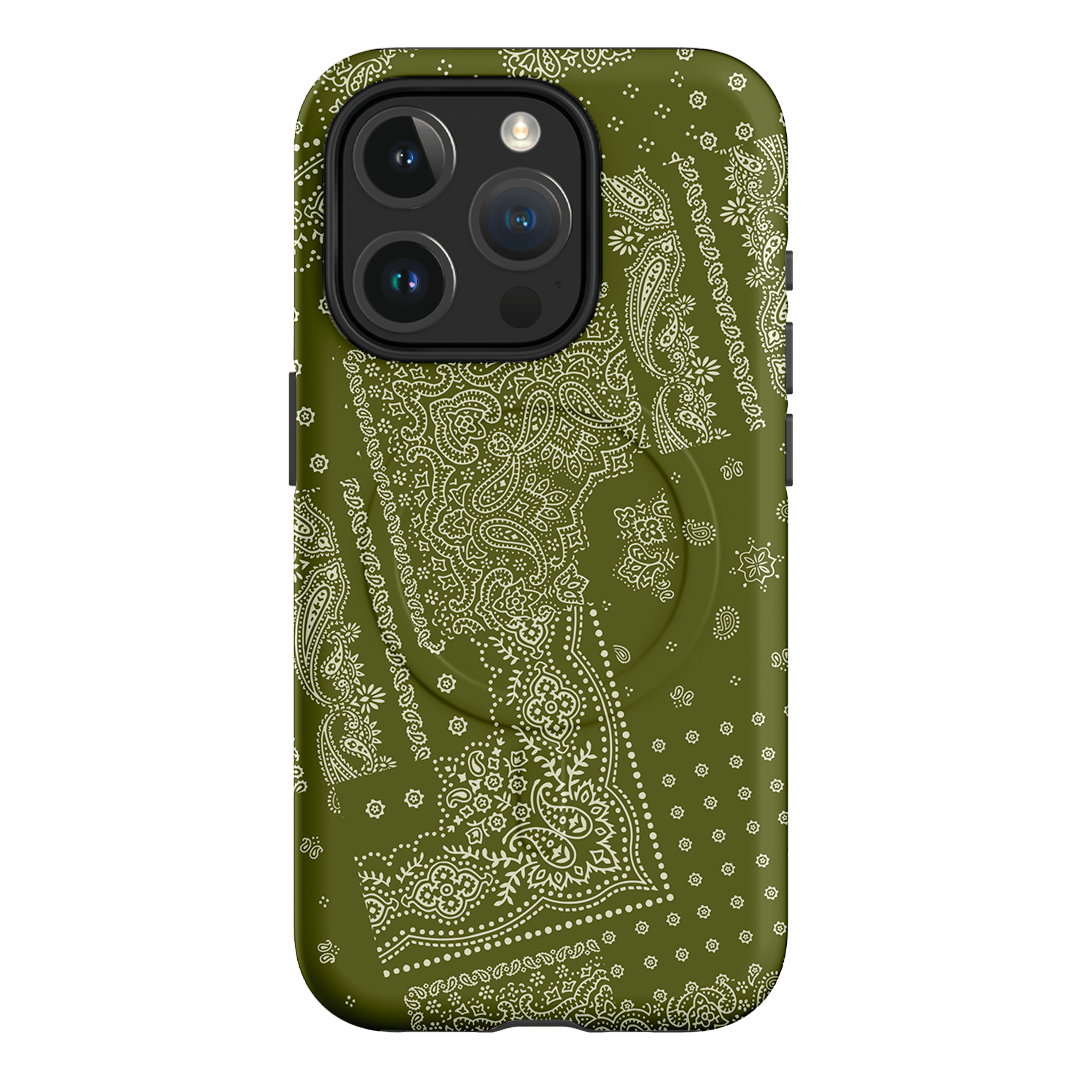 Paisley Fern Printed Phone Cases iPhone 15 Pro / Armoured MagSafe by The Dairy - The Dairy