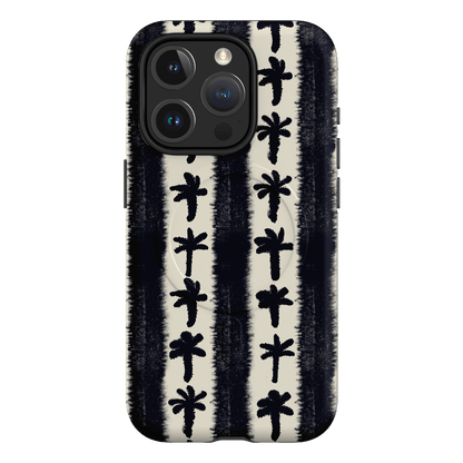Palm Stripe Printed Phone Cases iPhone 15 Pro / Armoured MagSafe by Desmond & Dempsey - The Dairy