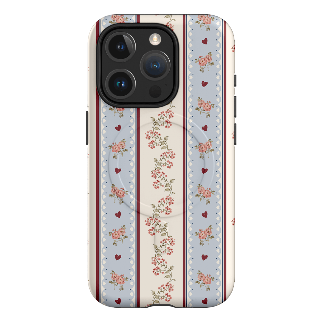 Pastel Stripe Printed Phone Cases iPhone 15 Pro / Armoured MagSafe by Kasiags Art - The Dairy