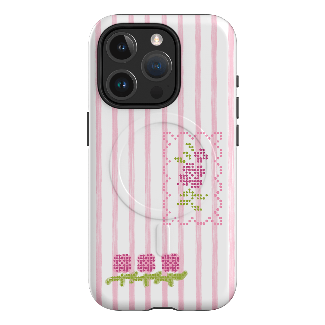 Patchwork Pink Printed Phone Cases iPhone 15 Pro / Armoured MagSafe by Kayla Carr - The Dairy