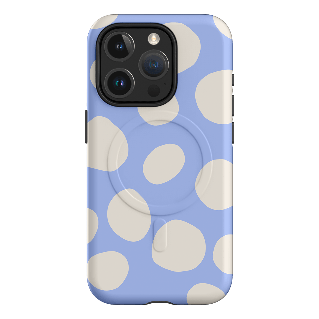 Pebbles Periwinkle Salt Printed Phone Cases iPhone 15 Pro / Armoured MagSafe by Veronica Tucker - The Dairy