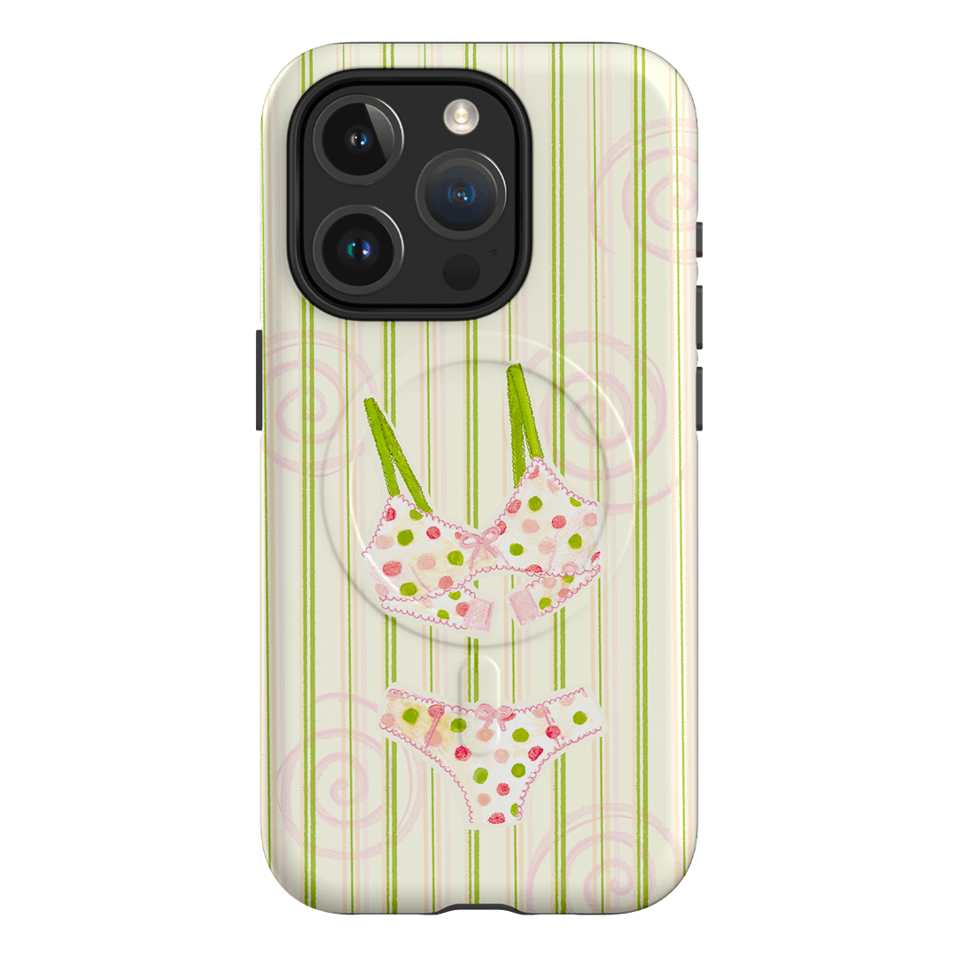 Pistachio Spot Printed Phone Cases iPhone 15 Pro / Armoured MagSafe by Kayla Carr - The Dairy