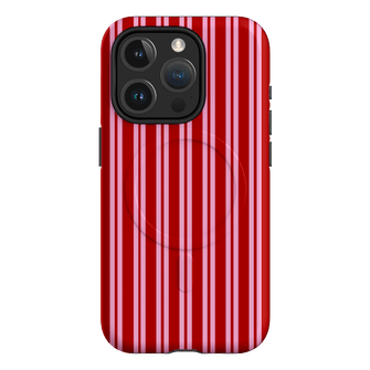 Punch Stripes Printed Phone Cases iPhone 15 Pro / Armoured MagSafe by The Dairy - The Dairy