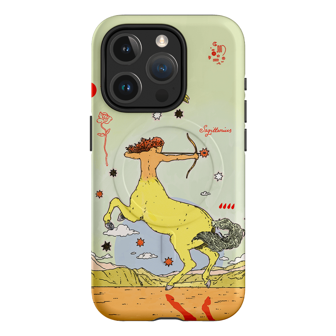 Sagittarius Season Printed Phone Cases iPhone 15 Pro / Armoured MagSafe by Easty Beasty - The Dairy