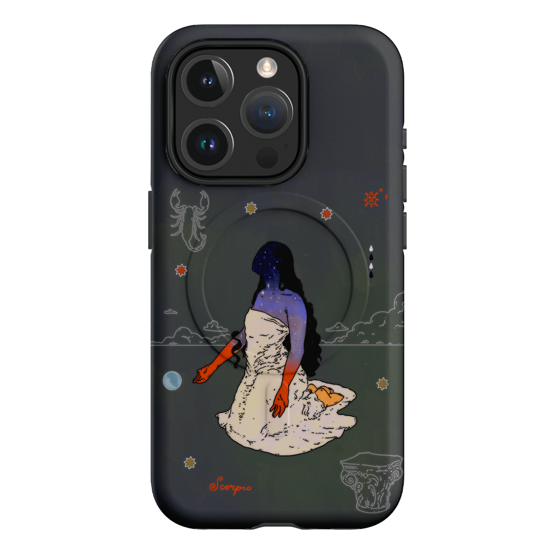 Scorpio Season Printed Phone Cases iPhone 15 Pro / Armoured MagSafe by Easty Beasty - The Dairy