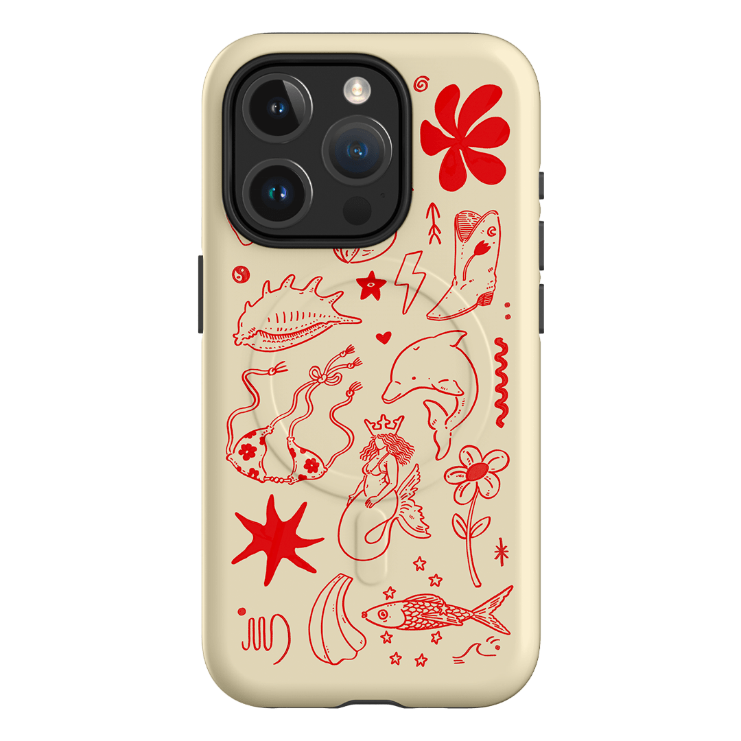 Spiced Cowboy Cream Printed Phone Cases iPhone 15 Pro / Armoured MagSafe by Easty Beasty - The Dairy