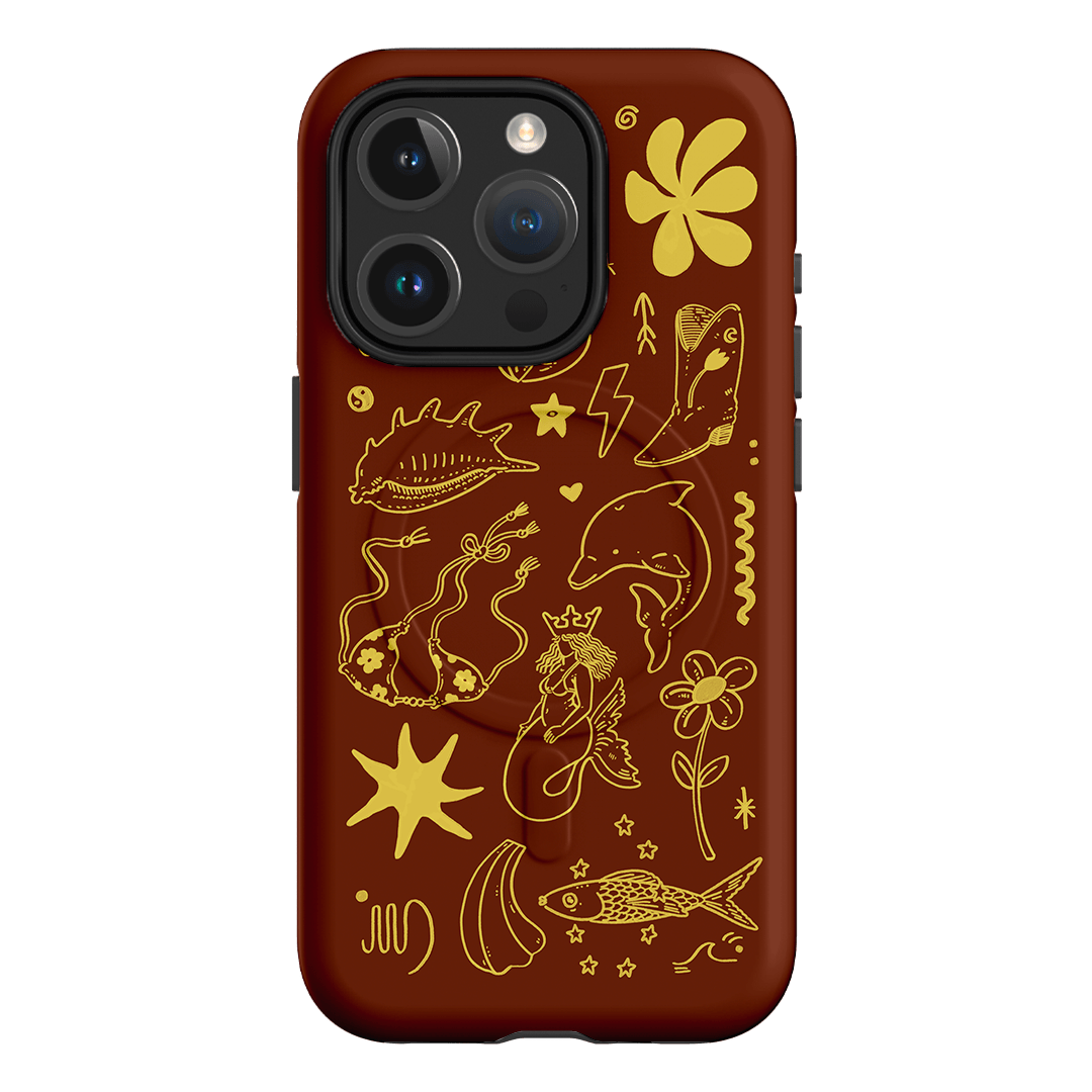 Spiced Cowboy Chocolate Printed Phone Cases iPhone 15 Pro / Armoured MagSafe by Easty Beasty - The Dairy