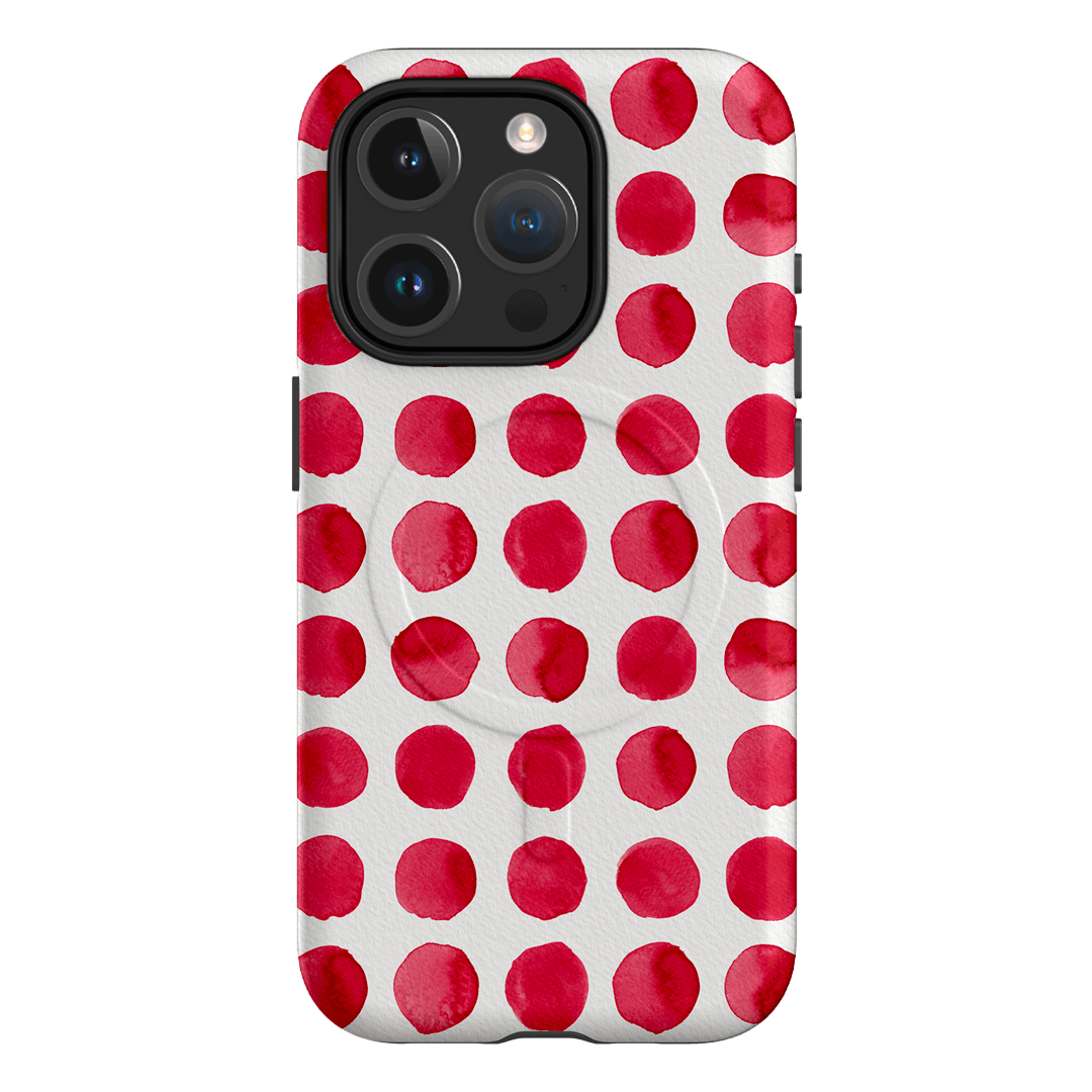 Spots in Red Printed Phone Cases by The Dairy - The Dairy