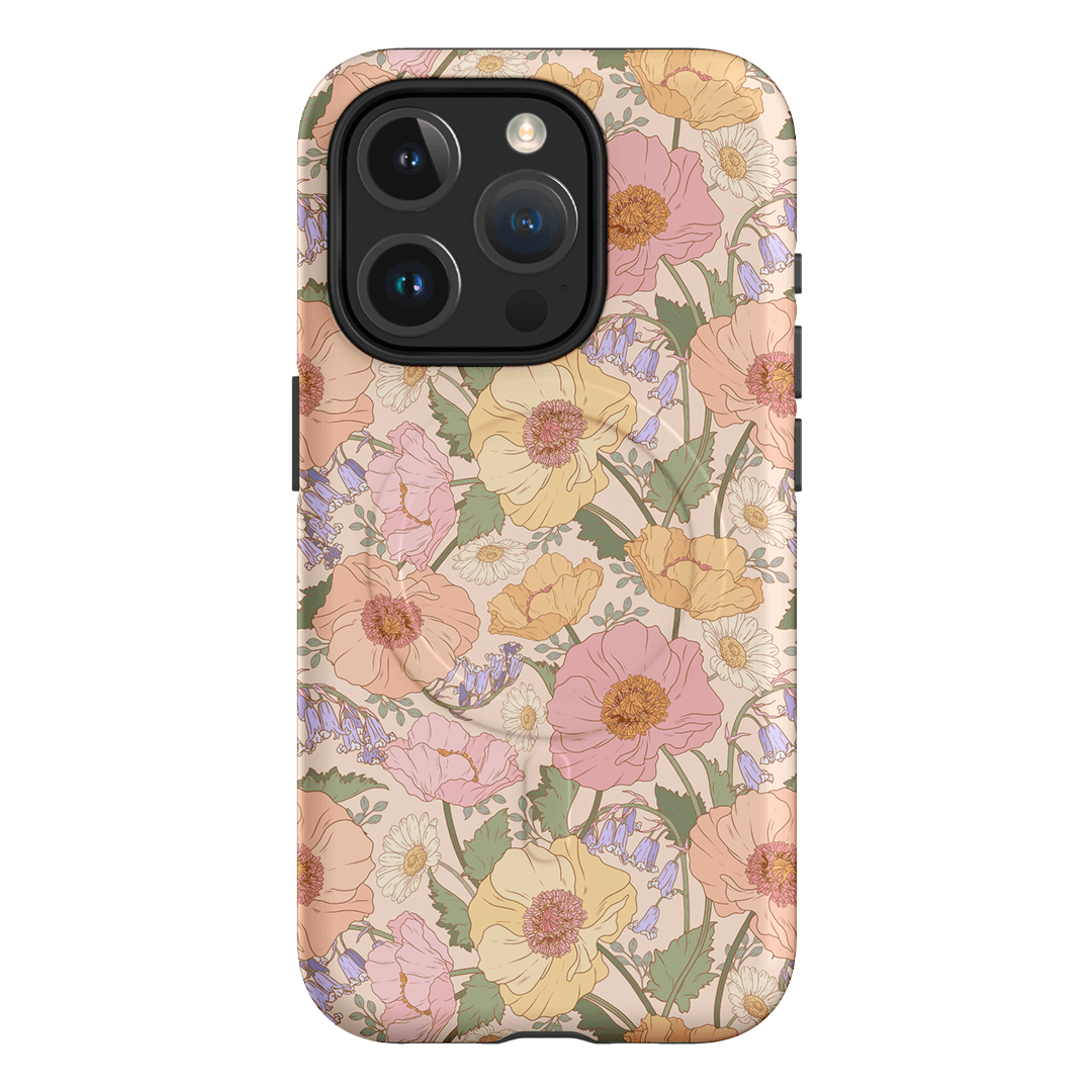 Spring Poppy Printed Phone Cases iPhone 15 Pro / Armoured MagSafe by Kasiags Art - The Dairy