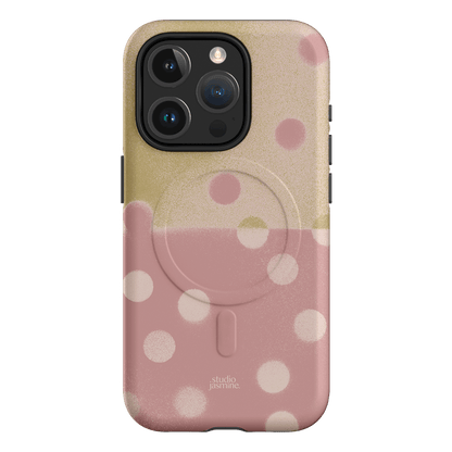 Strawberry Polka Dot Printed Phone Cases iPhone 15 Pro / Armoured MagSafe by Jasmine Dowling - The Dairy