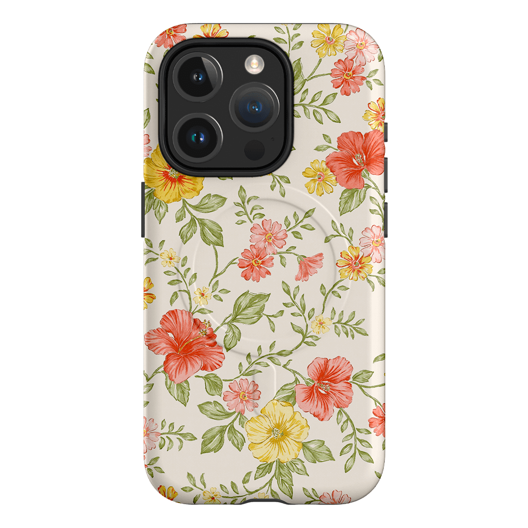 Hibiscus Printed Phone Cases iPhone 15 Pro / Armoured MagSafe by Oak Meadow - The Dairy