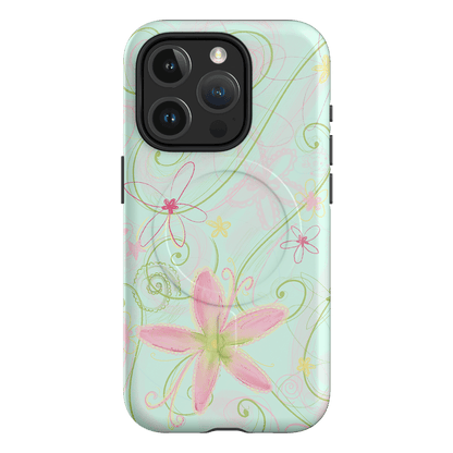 Swirl Blue Printed Phone Cases iPhone 15 Pro / Armoured MagSafe by Kayla Carr - The Dairy