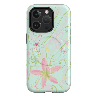 Swirl Blue Printed Phone Cases iPhone 15 Pro / Armoured MagSafe by Kayla Carr - The Dairy