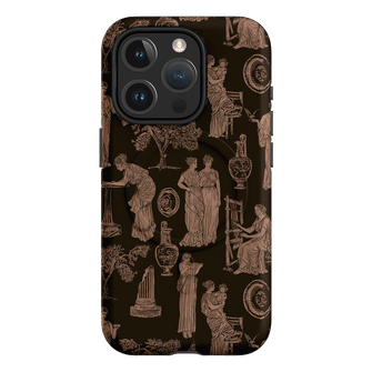 Symposium Burnt Umber Printed Phone Cases iPhone 15 Pro / Armoured MagSafe by Veronica Tucker - The Dairy