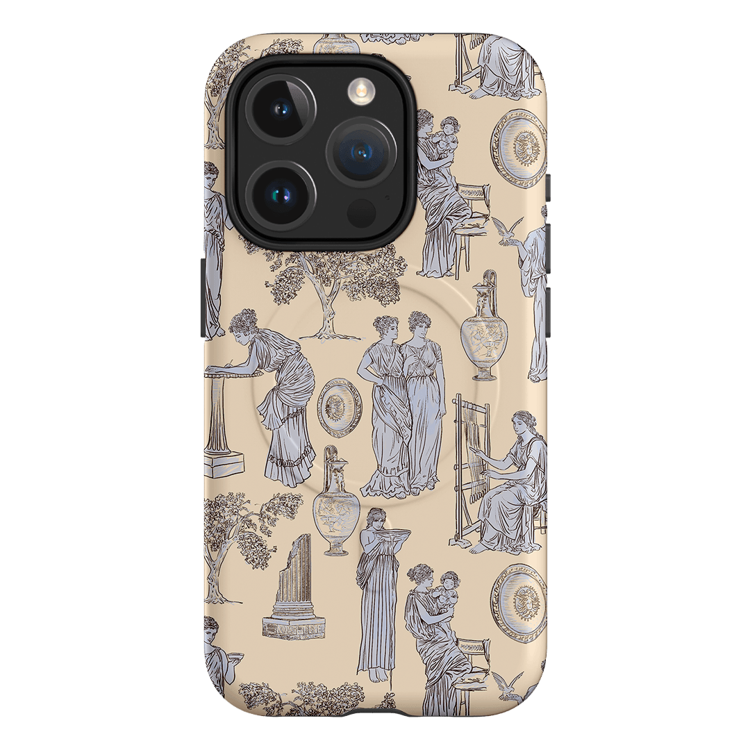 Symposium Alabaster Printed Phone Cases iPhone 15 Pro / Armoured MagSafe by Veronica Tucker - The Dairy
