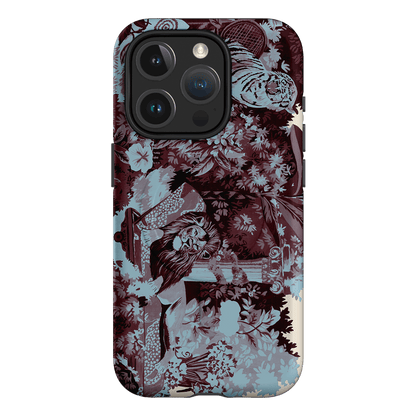 Tippi Blue Printed Phone Cases iPhone 15 Pro / Armoured MagSafe by Desmond & Dempsey - The Dairy