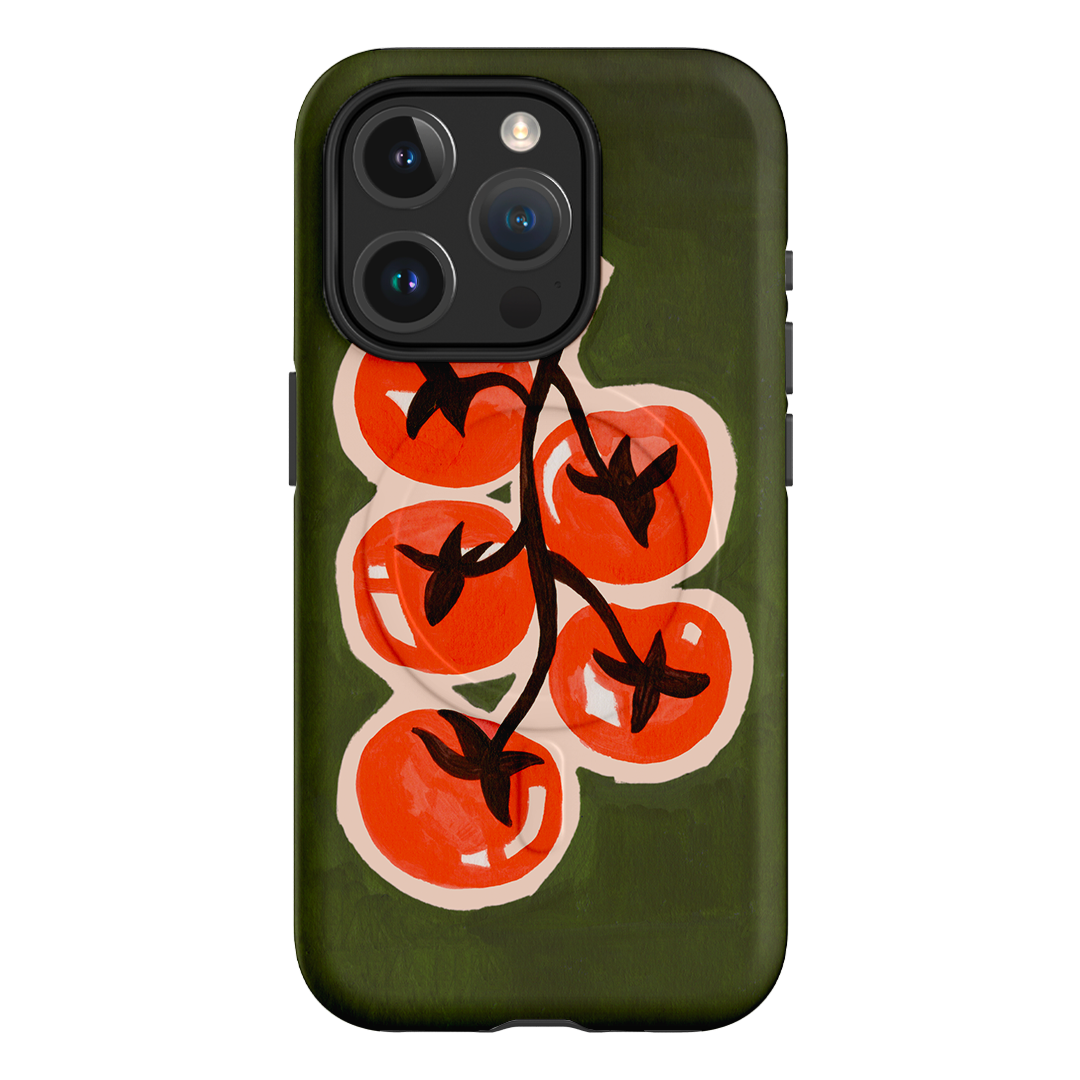 Tomatoes Printed Phone Cases iPhone 15 Pro / Armoured MagSafe by Studio Bon - The Dairy