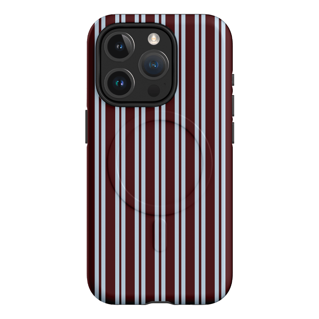 Varsity Stripes Printed Phone Cases iPhone 15 Pro / Armoured MagSafe by The Dairy - The Dairy