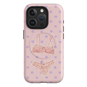Vintage Gingham Printed Phone Cases iPhone 15 Pro / Armoured MagSafe by Kayla Carr - The Dairy