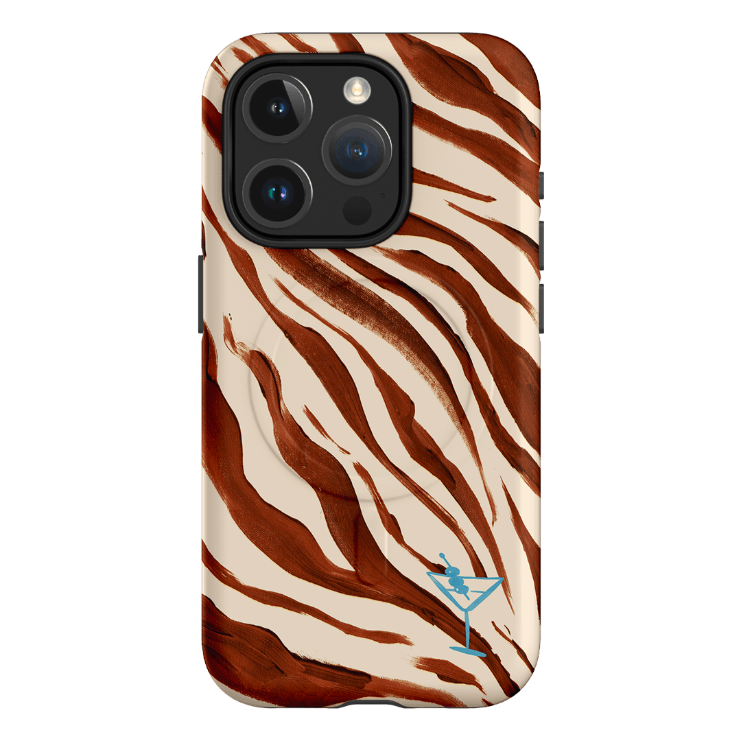 Zebra Tini Printed Phone Cases iPhone 15 Pro / Armoured MagSafe by Charlie Taylor - The Dairy