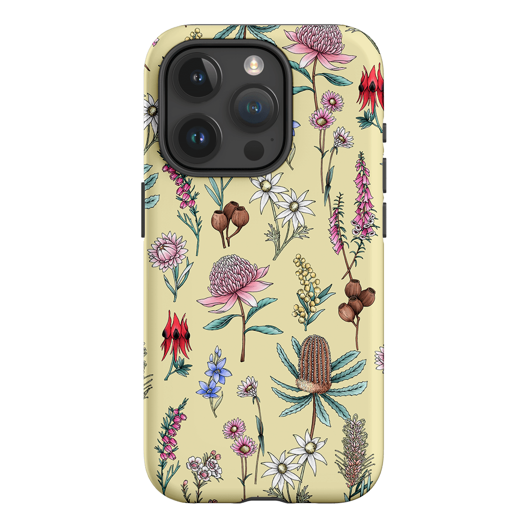 Banksia Butter Printed Phone Cases iPhone 15 Pro / Armoured by Typoflora - The Dairy