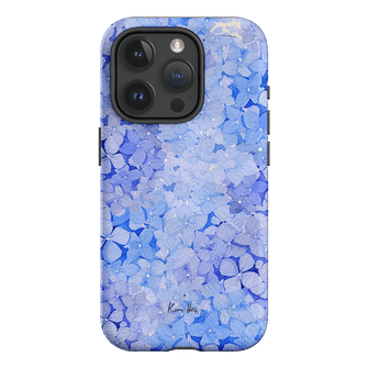 Hydrangea Blue Printed Phone Cases iPhone 15 Pro / Armoured by Kerrie Hess - The Dairy