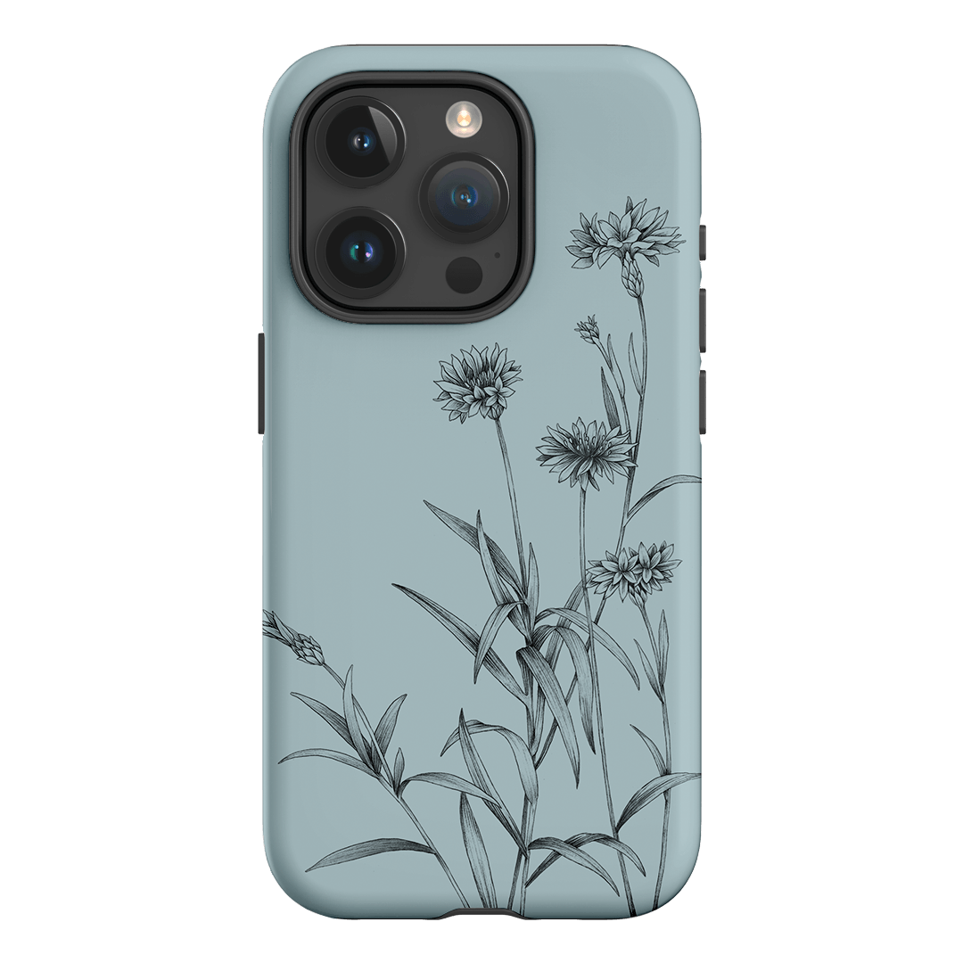 Cornflowers Study Printed Phone Cases iPhone 15 Pro / Armoured by Typoflora - The Dairy
