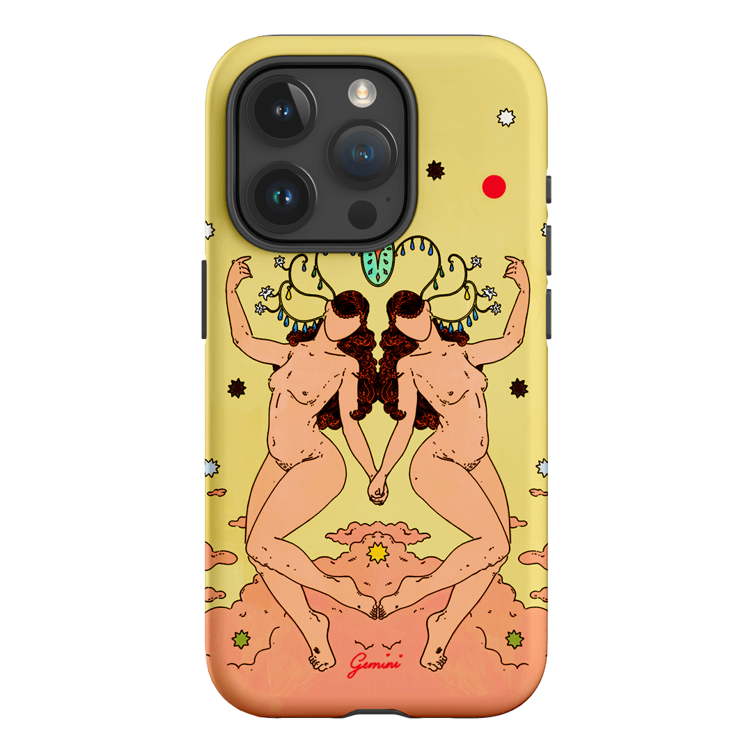 Gemini Season Printed Phone Cases iPhone 15 Pro / Armoured by Easty Beasty - The Dairy