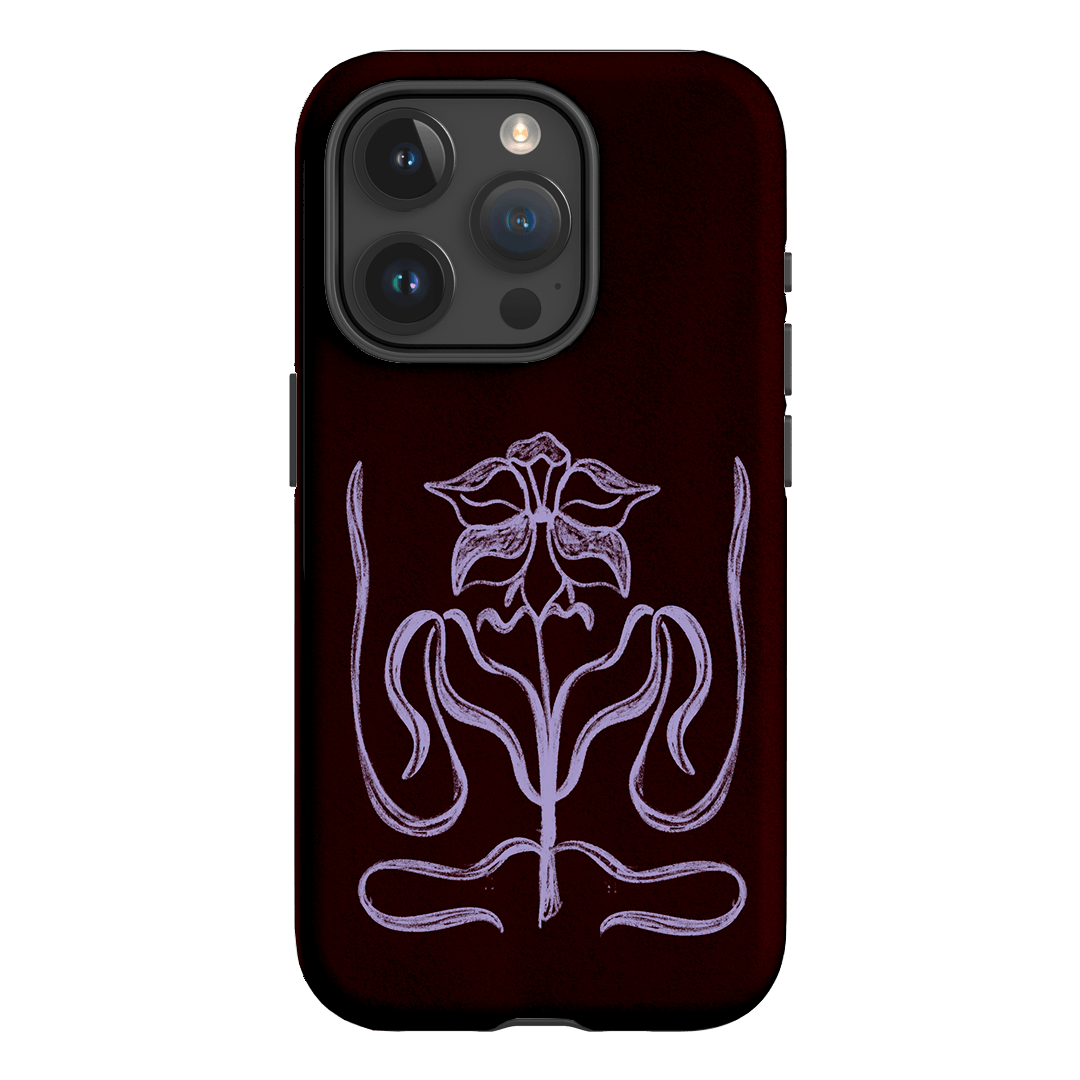 Growth Burgundy Printed Phone Cases by The Dairy - The Dairy