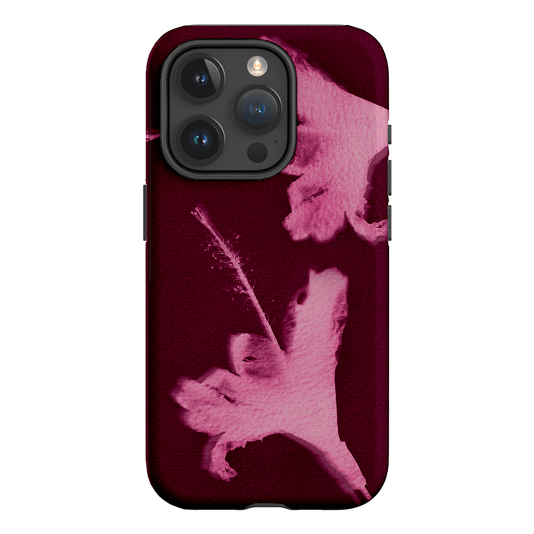 Hibiscus Glow Printed Phone Cases iPhone 15 Pro / Armoured by Sally Hungerford - The Dairy