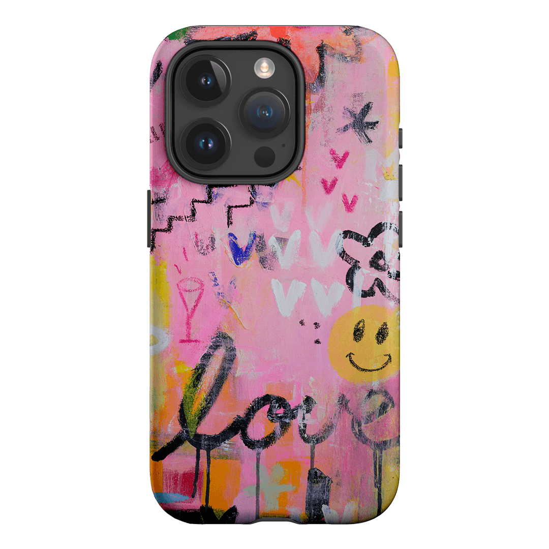 Love Smiles Printed Phone Cases iPhone 15 Pro / Armoured by Jackie Green - The Dairy