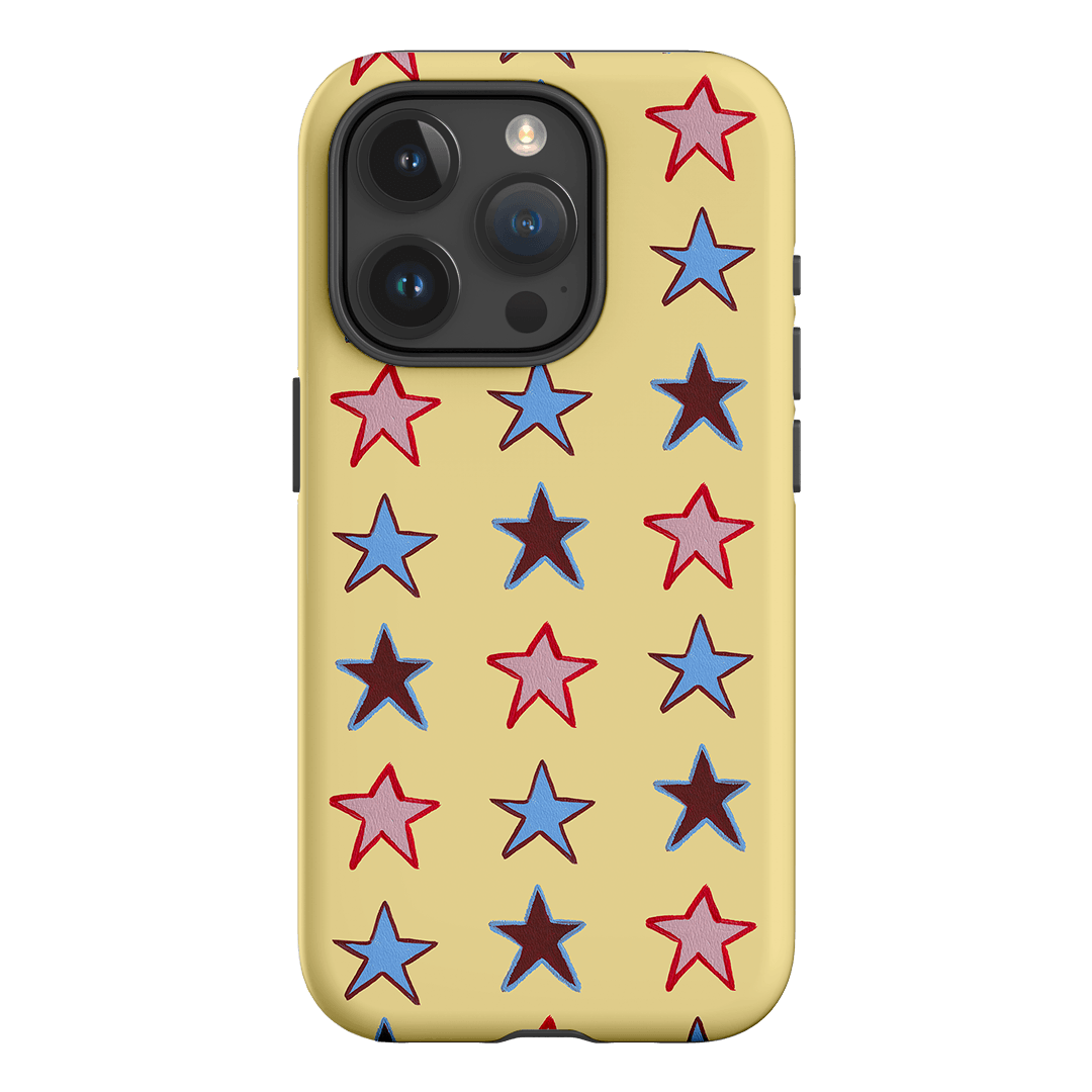 Lucky Stars Butter Printed Phone Cases iPhone 15 Pro / Armoured by BG. Studio - The Dairy