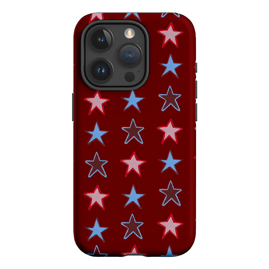 Lucky Stars Rouge Printed Phone Cases iPhone 15 Pro / Armoured by BG. Studio - The Dairy