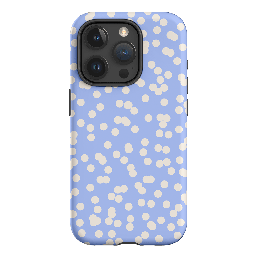 Mini Confetti Periwinkle Salt Printed Phone Cases iPhone 15 Pro / Armoured by Veronica Tucker - The Dairy